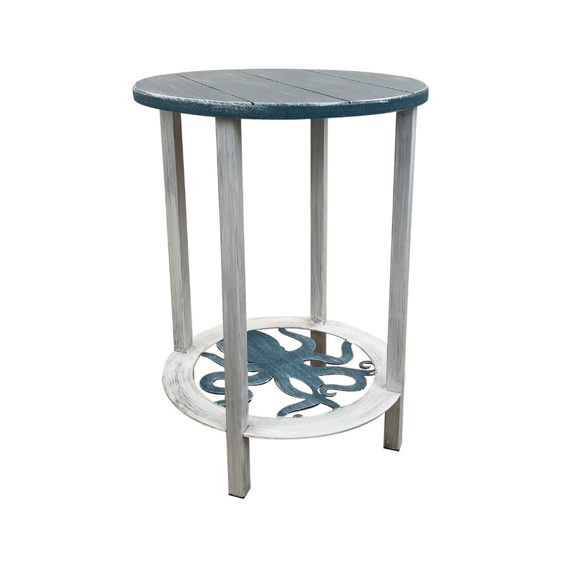 Sea Cottage Octopus Round End Table
