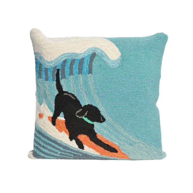 Big Wave Dog Pillow