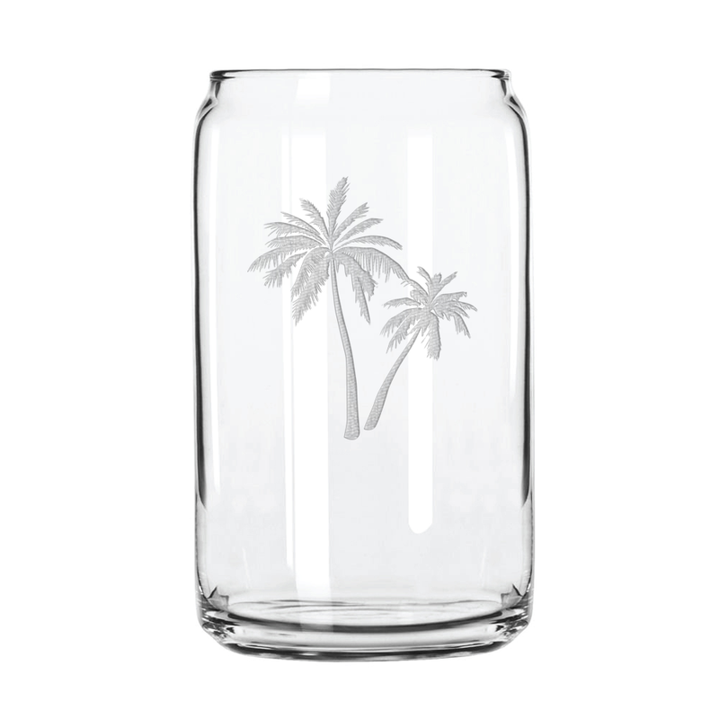 Palms 16 oz. Can Glass Sets