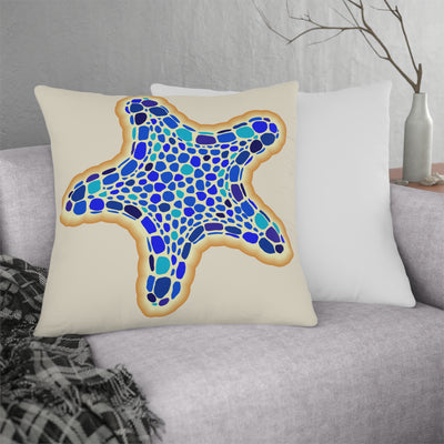 Seaside Starfish Outdoor Pillow