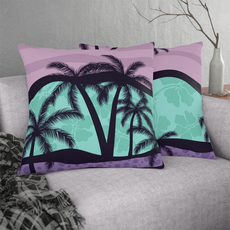 Vice Palm Tree Outdoor Pillow