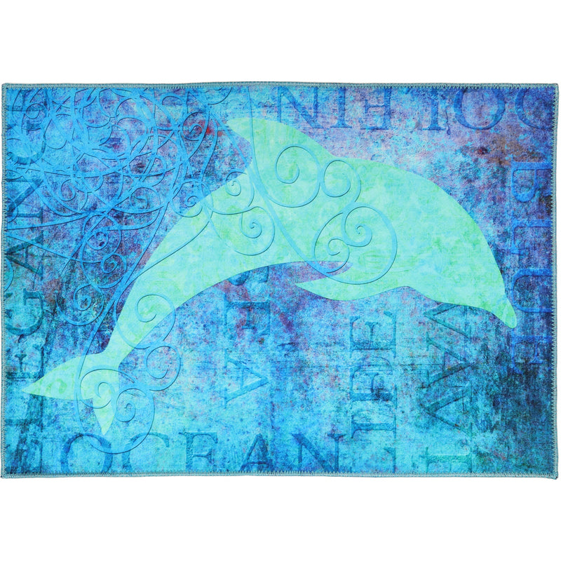 Dolphin Glow Accent Rug