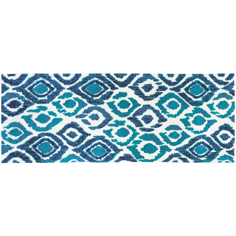 Blue Sequence Accent Rug