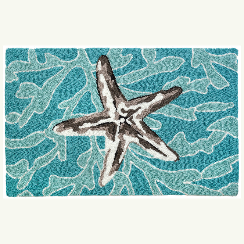 Mosaic Starfish Accent Rug