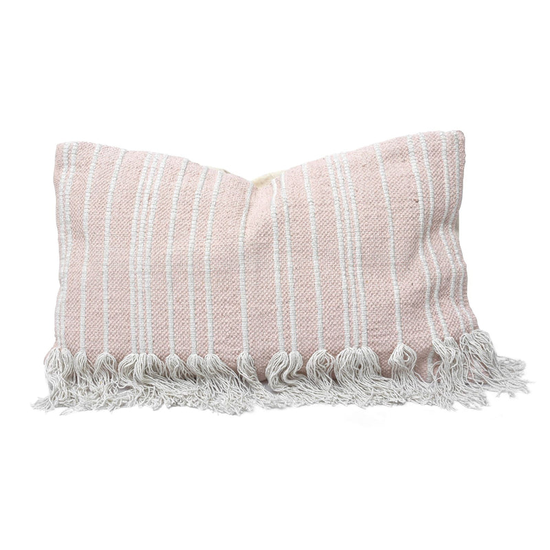 Sea Stripe Rug Pillow
