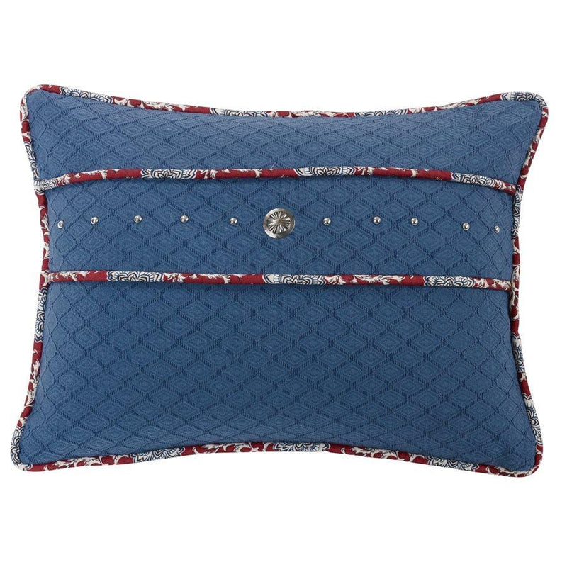 Blue Concho Pillow