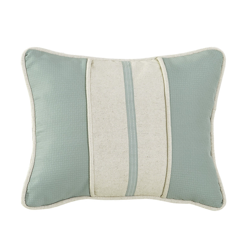 Green Breeze Stripe Pillow