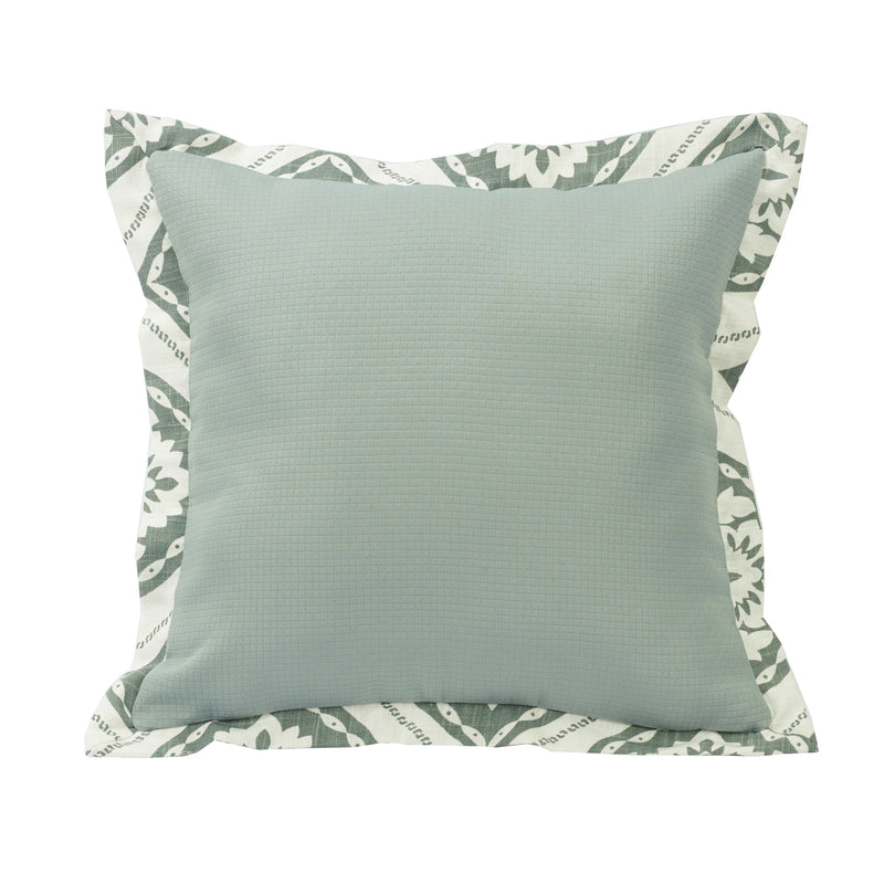Green Breeze Flange Pillow