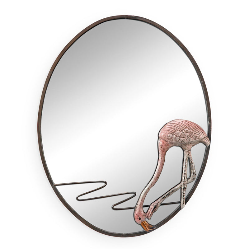 Lonely Flamingo Wall Mirror