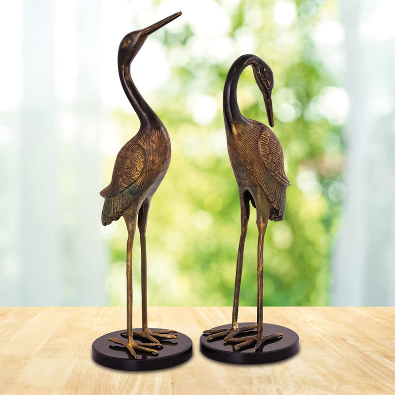 Crane Couple Sculpture