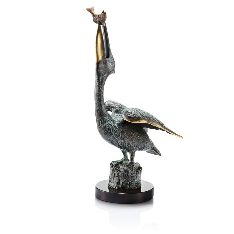 Pelican Dinner Time Sculpture
