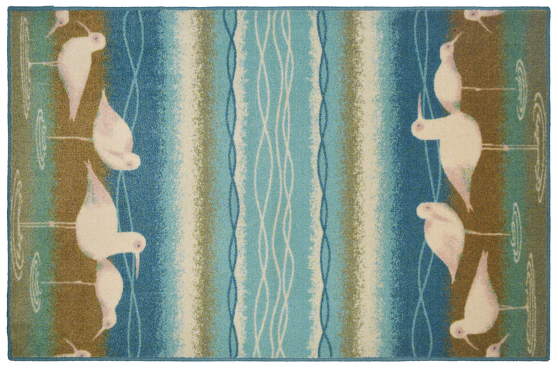 Seagull Mirror Accent Rug