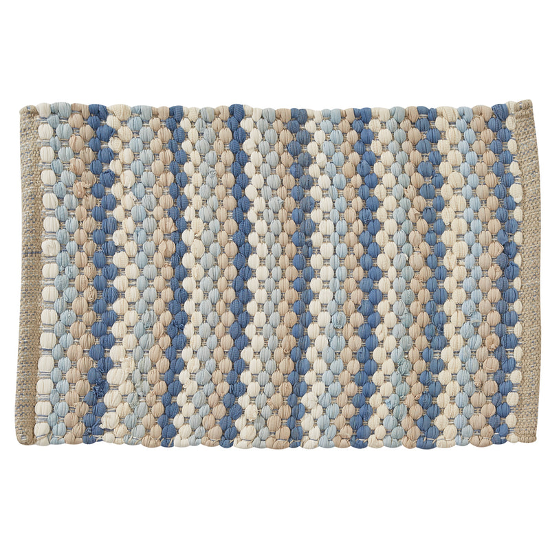 Blue Sky Weave Chindi Placemat