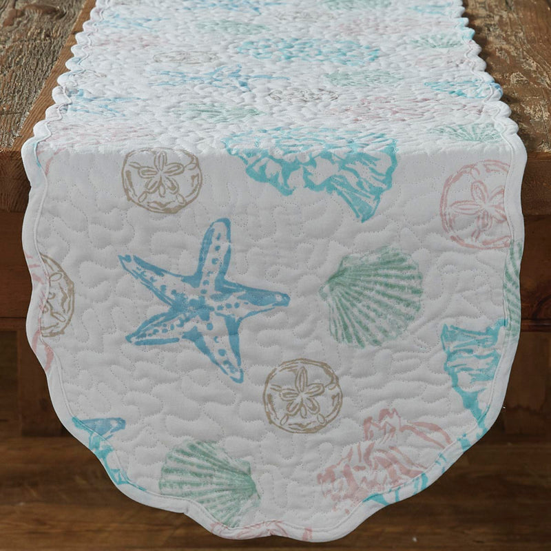 Beach Buddies Quilted 54" Table Runner