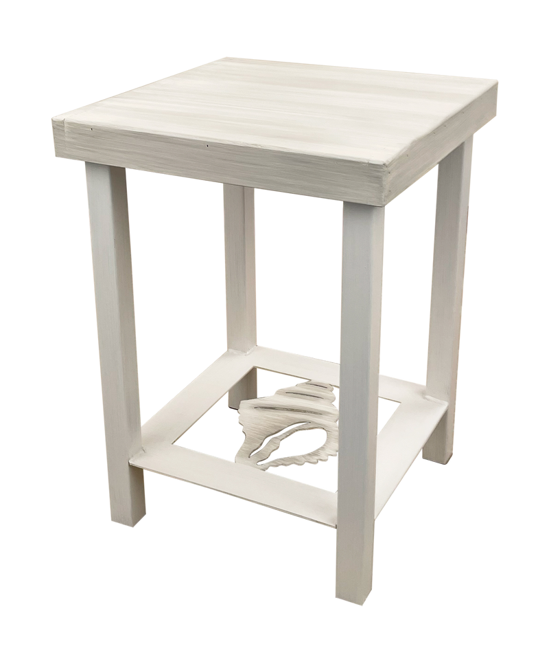 Navy Cottage Crab Square End Table