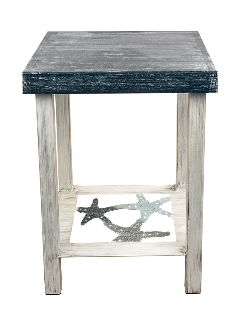 Nautical Starfish Square End Table