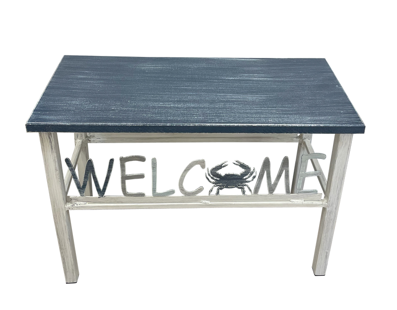 24" Crab Accent Welcome Bench