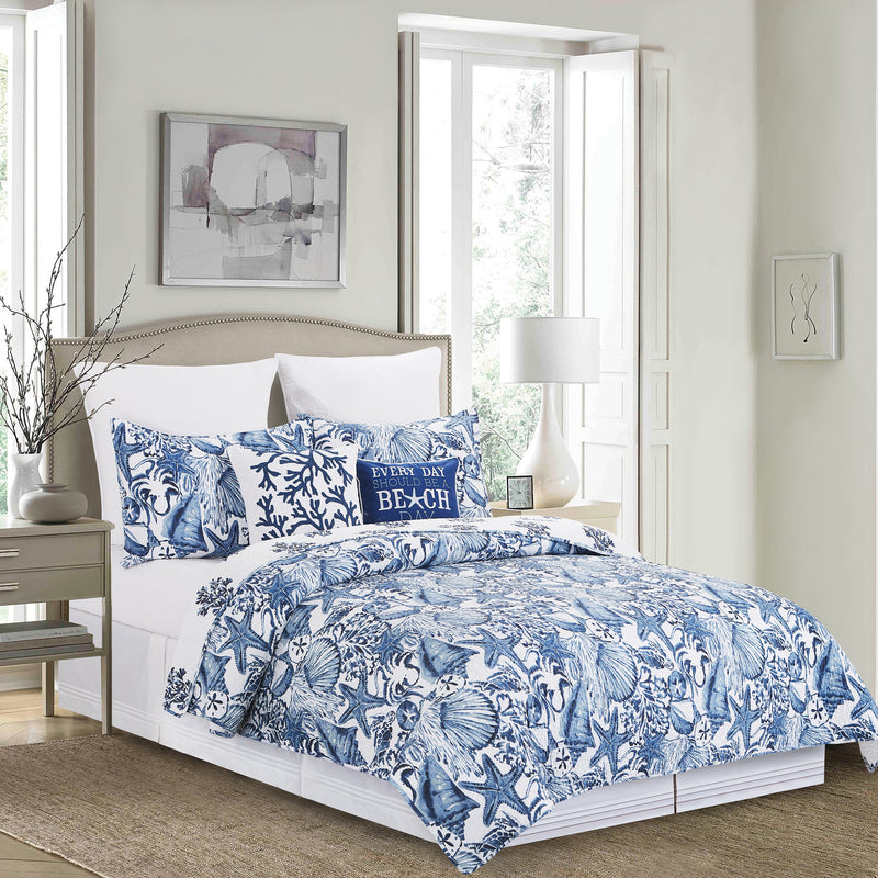 Blue Coast Beauty Quilt Set