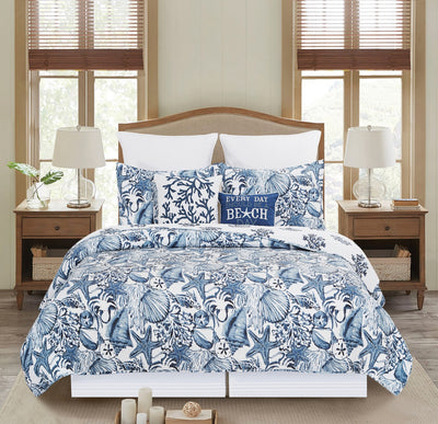 Blue Coast Beauty Quilt Set