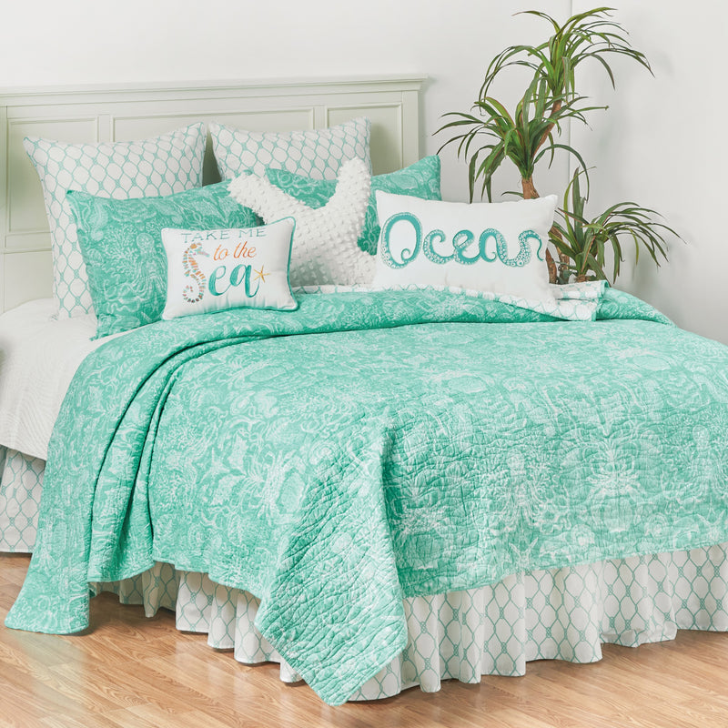 Turquoise Sea Quilt Set