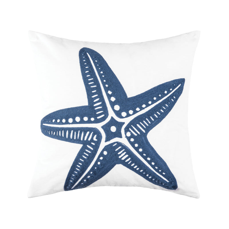 Indigo Reef Starfish Throw Pillow