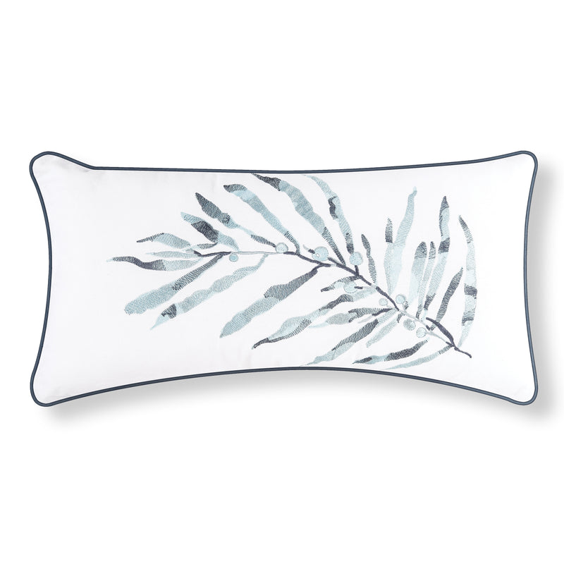 Ocean Leaf Throw Pillow