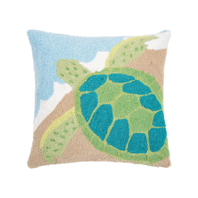 Turtle Coast Throw Pillow