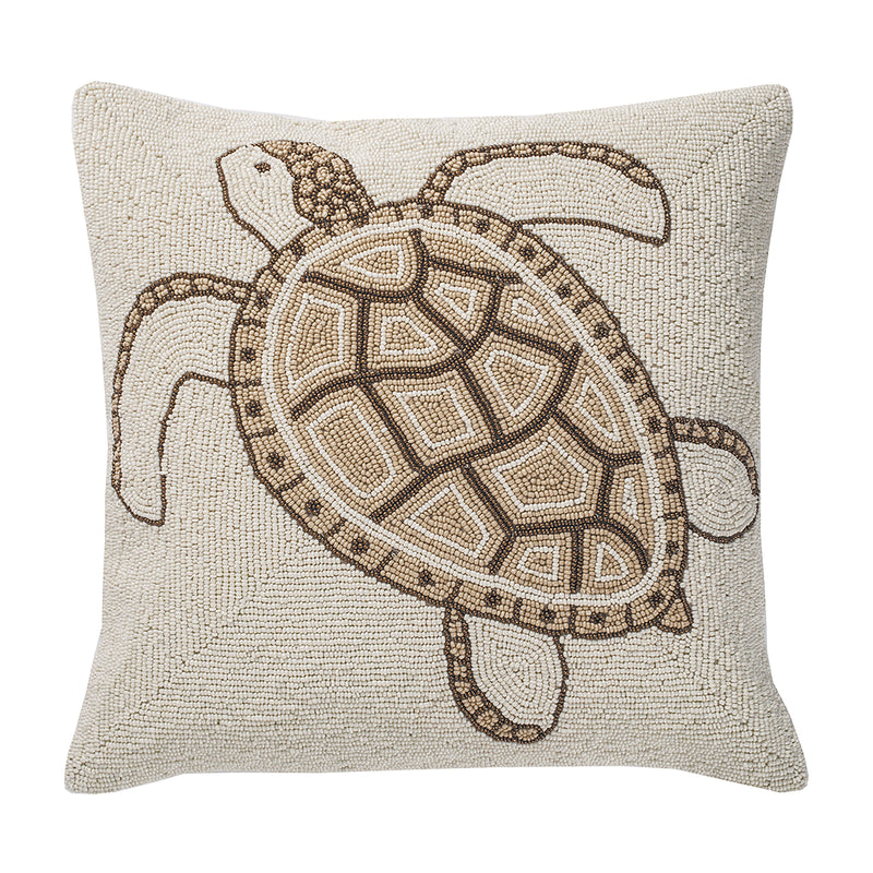 Turtle Beads Throw Pillow