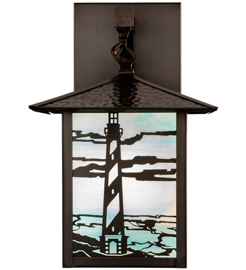 Lighthouse Coast 9" Sailboat Wall Sconce