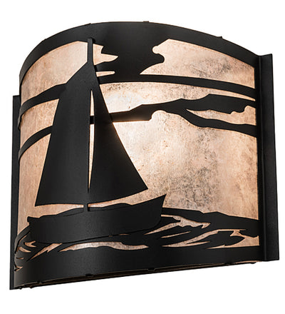 Sailboat Seas 12" Wall Sconce