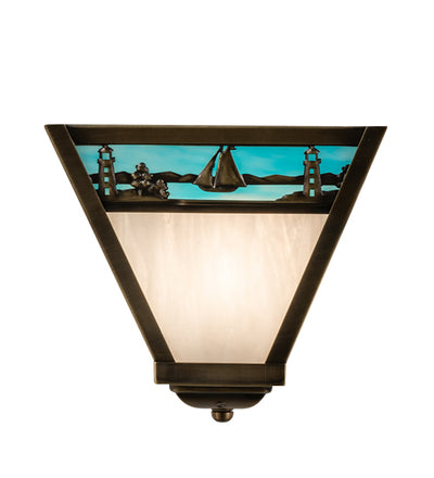 Sailboat Seas 9" Wall Sconce