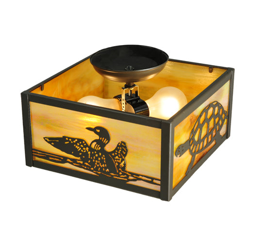 Turtles & Loons 10" Flush Mount