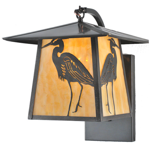 Heron 12" Curved Arm Wall Sconce