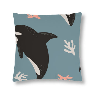 Orca Whale Outdoor Pillow