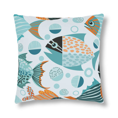 Tropical Fish Outdoor Pillow