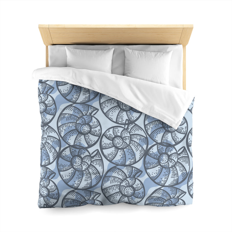 Snail Shell Microfiber Duvet Cover