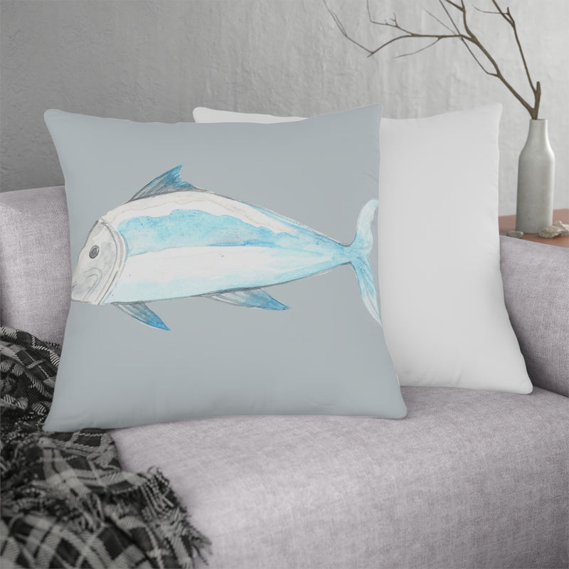 Oceanic Fish Outdoor Pillow