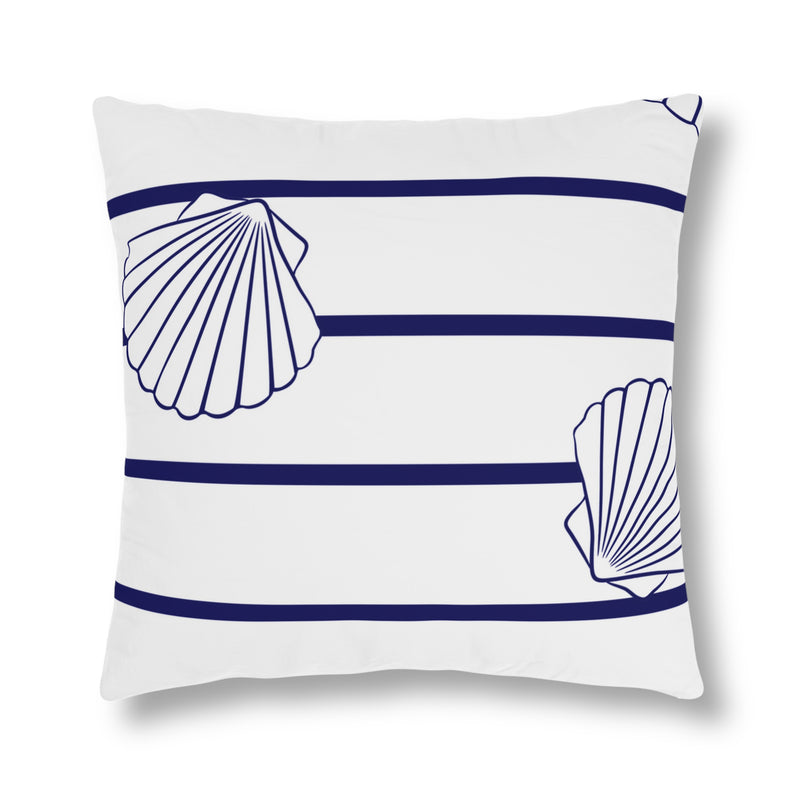 Clam Stripe Outdoor Pillow