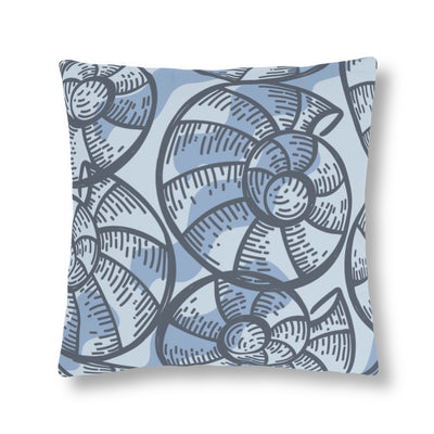 Snail Shell Outdoor Pillow
