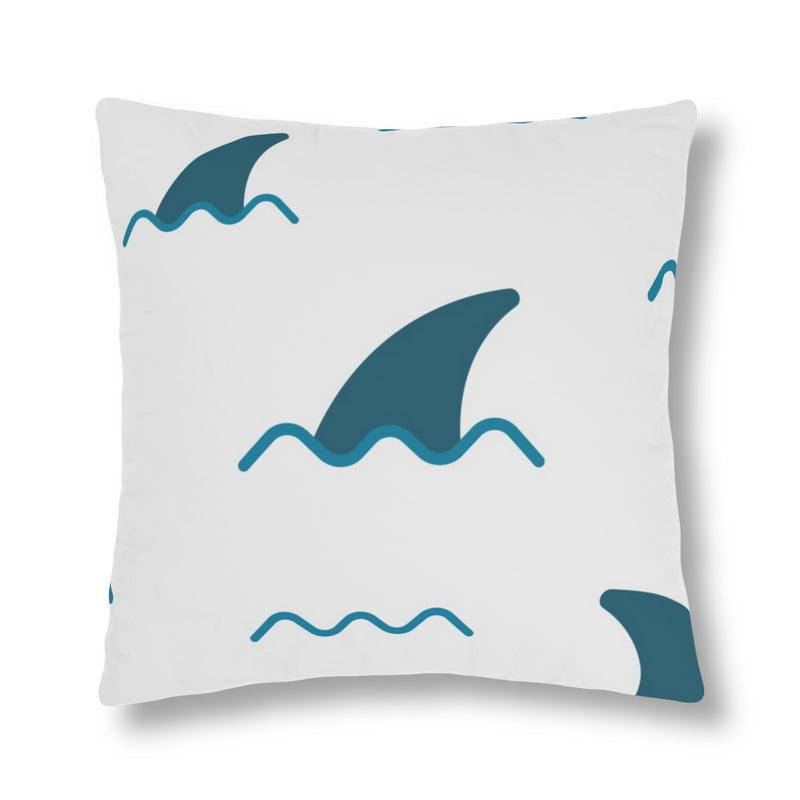 White Shark Outdoor Pillow