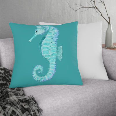 Seahorse Outdoor Pillow