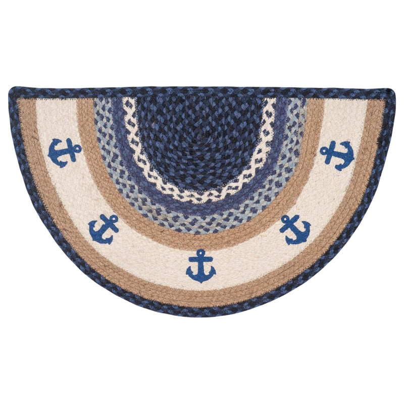 Blue Anchors Slice Rug