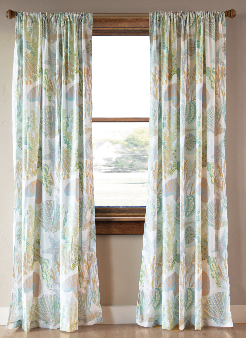 Tropical Reef Quilt Drapes