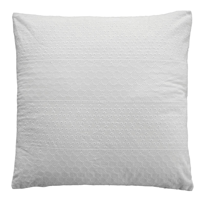 White Coral Lace Pillow Cover