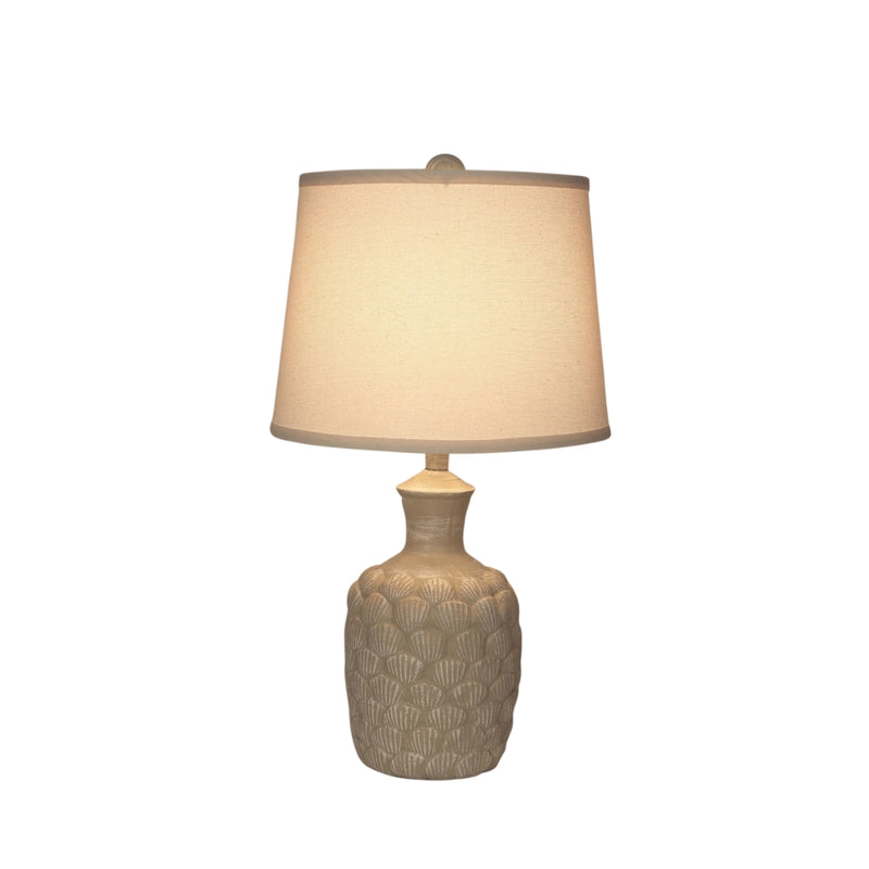 Tan Shell Accent Lamp