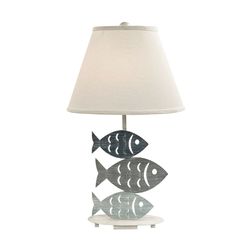 Triple Fish Table Lamp