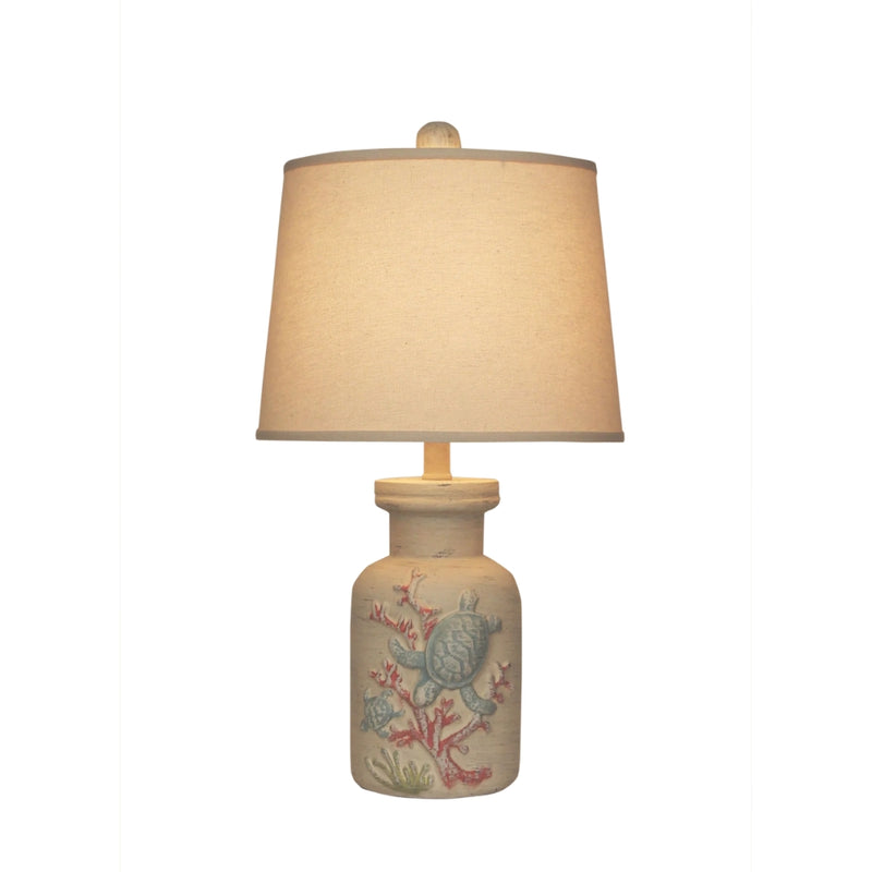 Turtle & Coral Accent Lamp