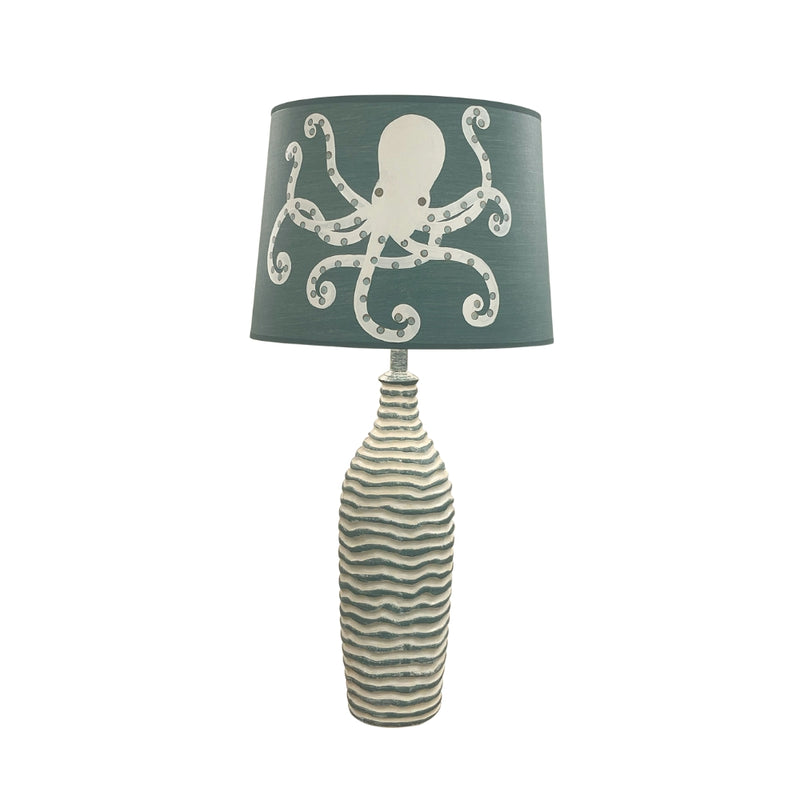 Weathered Ivory Octopus Table Lamp