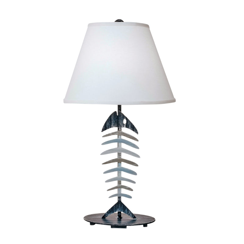 Weathered Navy Bonefish Table Lamp