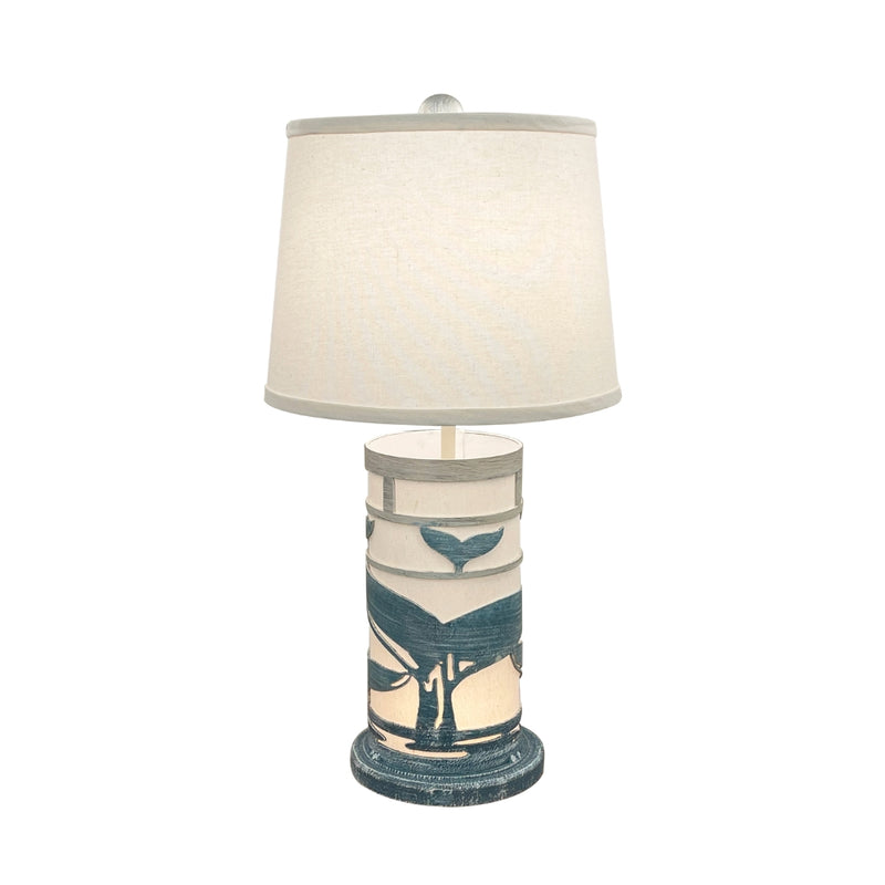 Whale Tail Table Lamp with Night Light